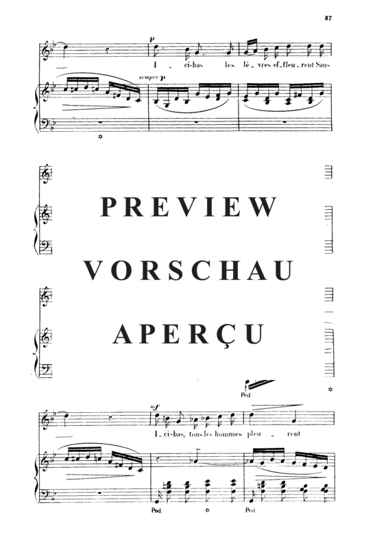 gallery: Ici-bas Op.8 No.3 , , (Gesang hoch + Klavier)
