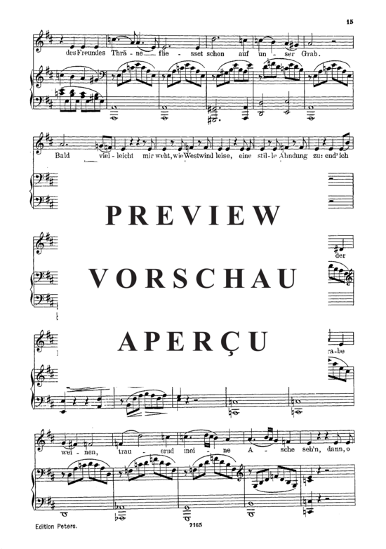 gallery: Abendempfindung K.523 , , (Gesang tief + Klavier)