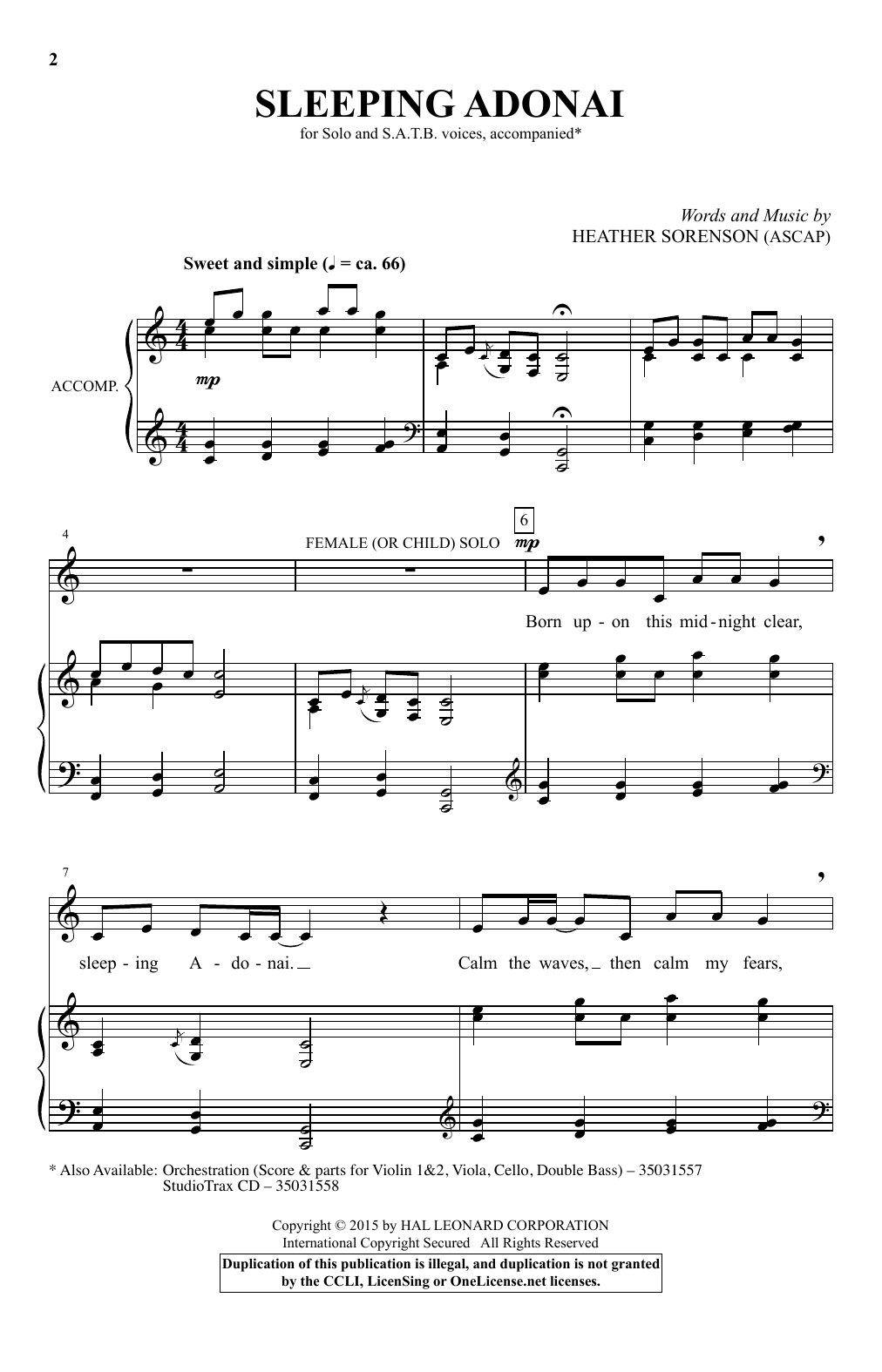 Product gallery: Page 1 of 1 Sleeping Adonai, Heather Sorenson