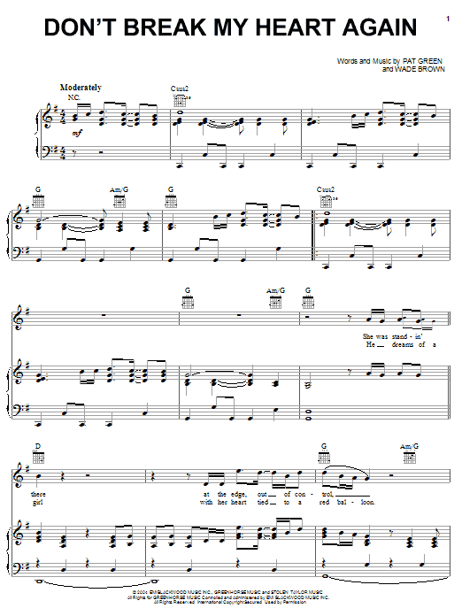 Produktbild zu: Don't Break My Heart Again
