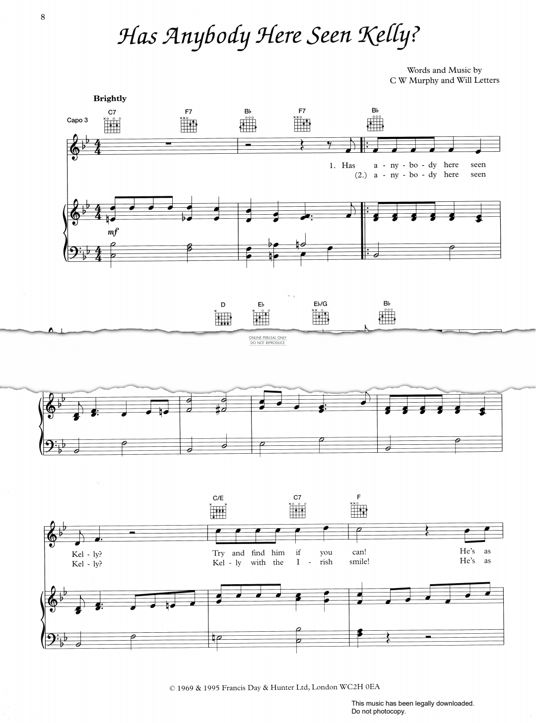 Product gallery: Page 1 of 1 Has Anybody Here Seen Kelly?, C W Murphy