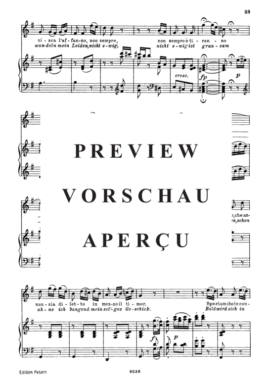 Product gallery: Page 3 of 4 Un moto di gioja (Schon klopfet mein liebender Busen K.579), , High Voice and Piano