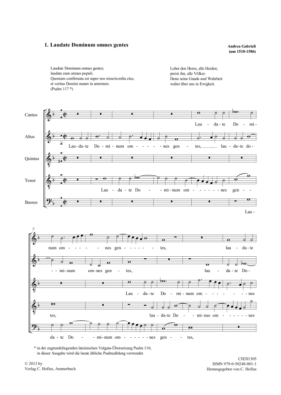 gallery: Sacrae Cantiones, , (Gemischter Chor 5-stimmig)