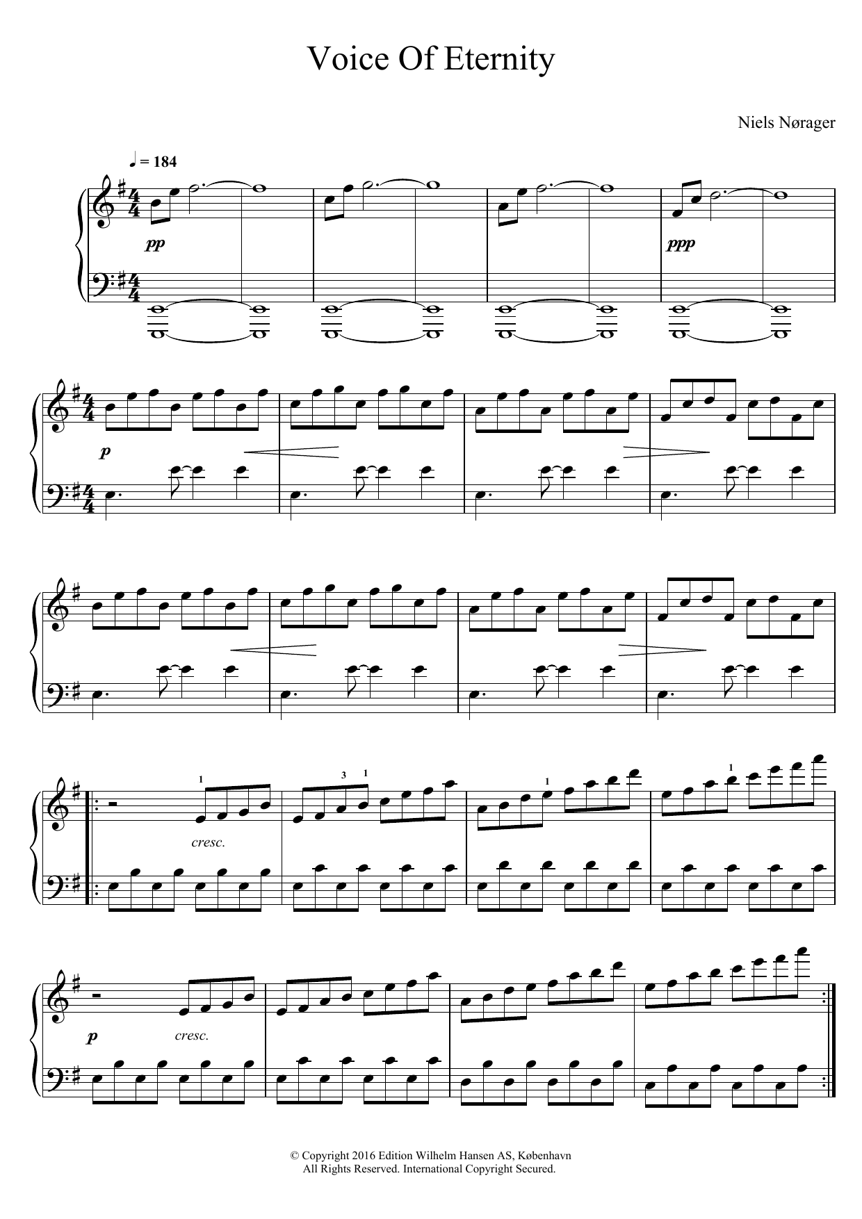 Product gallery: Page 1 of 1 Voice Of Eternity, Niels Norager