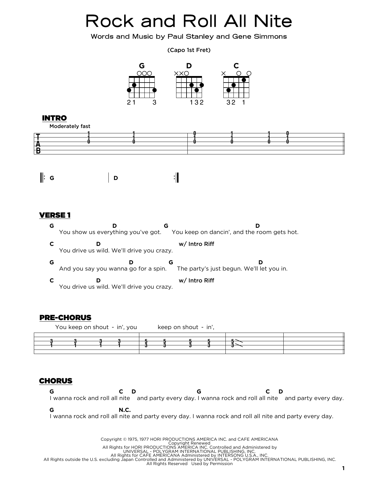 Produktbild zu: Rock And Roll All Nite