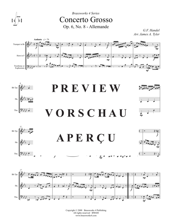 gallery: Concerto Grosso – Allemande , , (Trp B, Horn F/Pos, Pos)