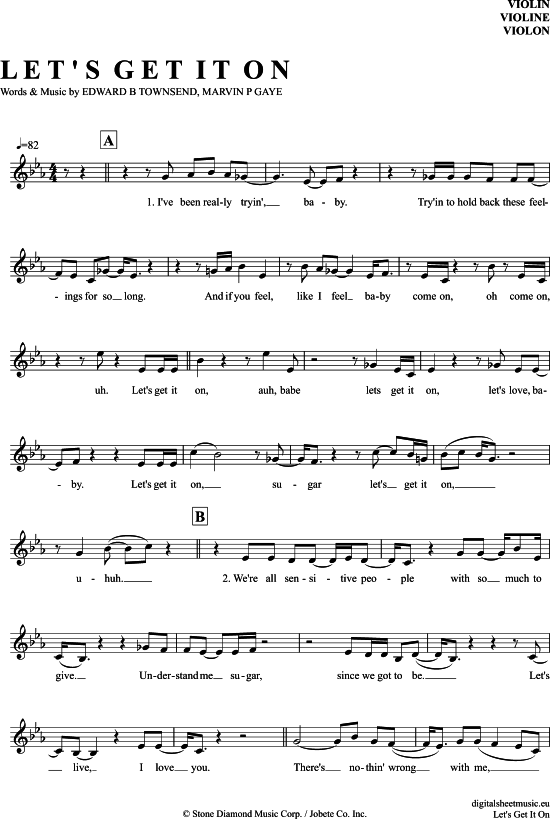 Product gallery: Page 1 of 4 Let´S Get It On , Gaye, Marvin, (violin)