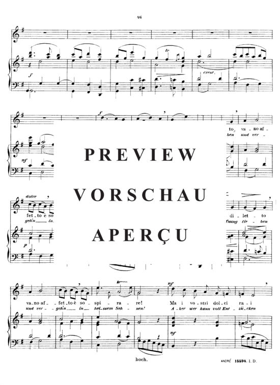 gallery: Per la gloria d´adorarvi , Sieber Ferdinand, (Gesang hoch + Klavier)