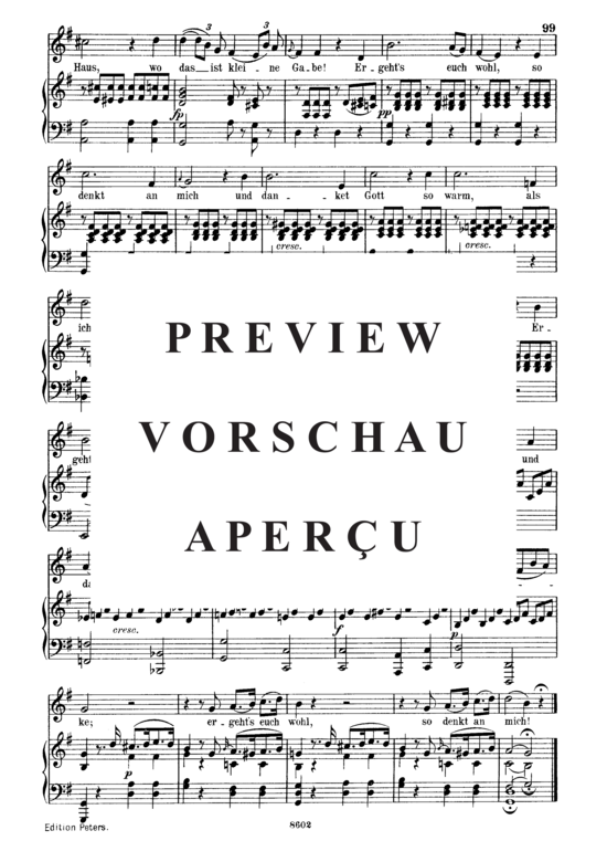 Product gallery: Page 7 of 7 Der Sänger D.149, , Medium Voice and Piano