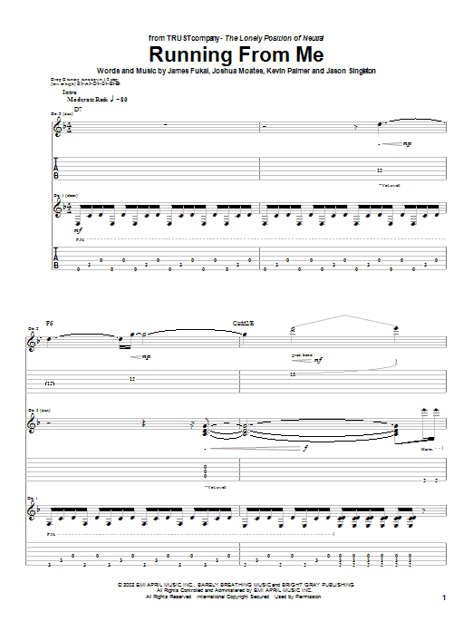 Produktgalerie: Seite 1 von 1 Running From Me, TRUSTcompany, Gitarre