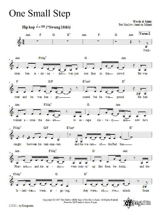Produktgalerie: Seite 1 von 1 One Small Step, Peri Smilow, Melodieinstrument