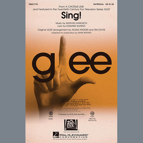 cover: Sing! (adapt. Mark Brymer), Glee Cast