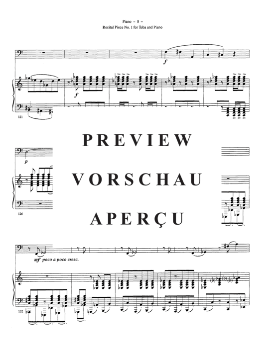 gallery: Recital Piece No 1 , , (Tuba + Klavier)