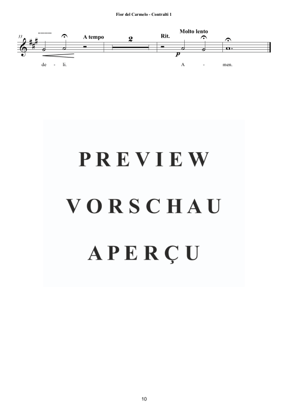 Product gallery: Page 11 of 11 Fior del Carmelo - Hymne, , Mixed Choir 7-Part Ssaatbb A Cappella