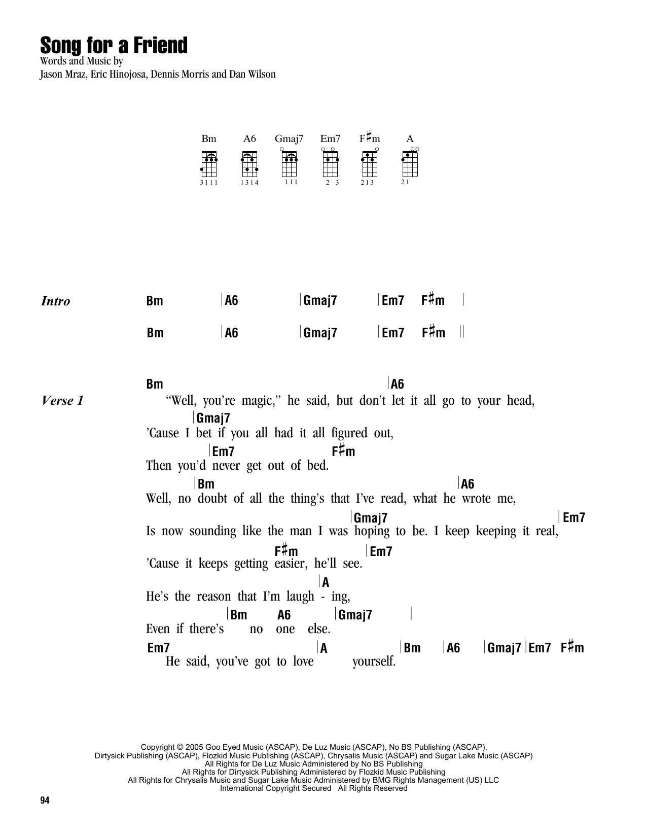 Product gallery: Page 1 of 1 Song For A Friend, Jason Mraz