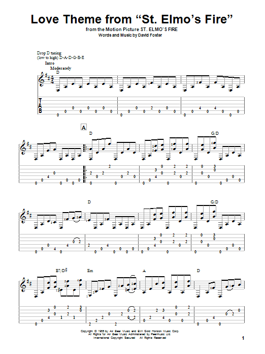 Produktbild zu: Love Theme From St. Elmo's Fire