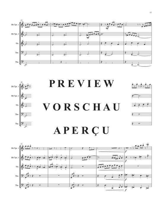 Produktgalerie: Seite 14 von 21 Scenes for Brass , , (Blechbläserquintett)
