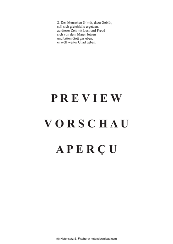 Product gallery: Page 4 of 4 Grün ist der Mai , , (mixed choir)