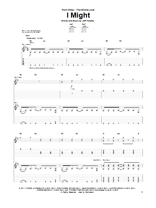 Produktgalerie: Seite 1 von 1 I Might, Wilco, Gitarre
