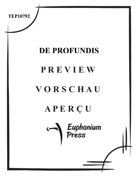 Product gallery: Page 2 of 18 De Profundis , , (tuba + piano)