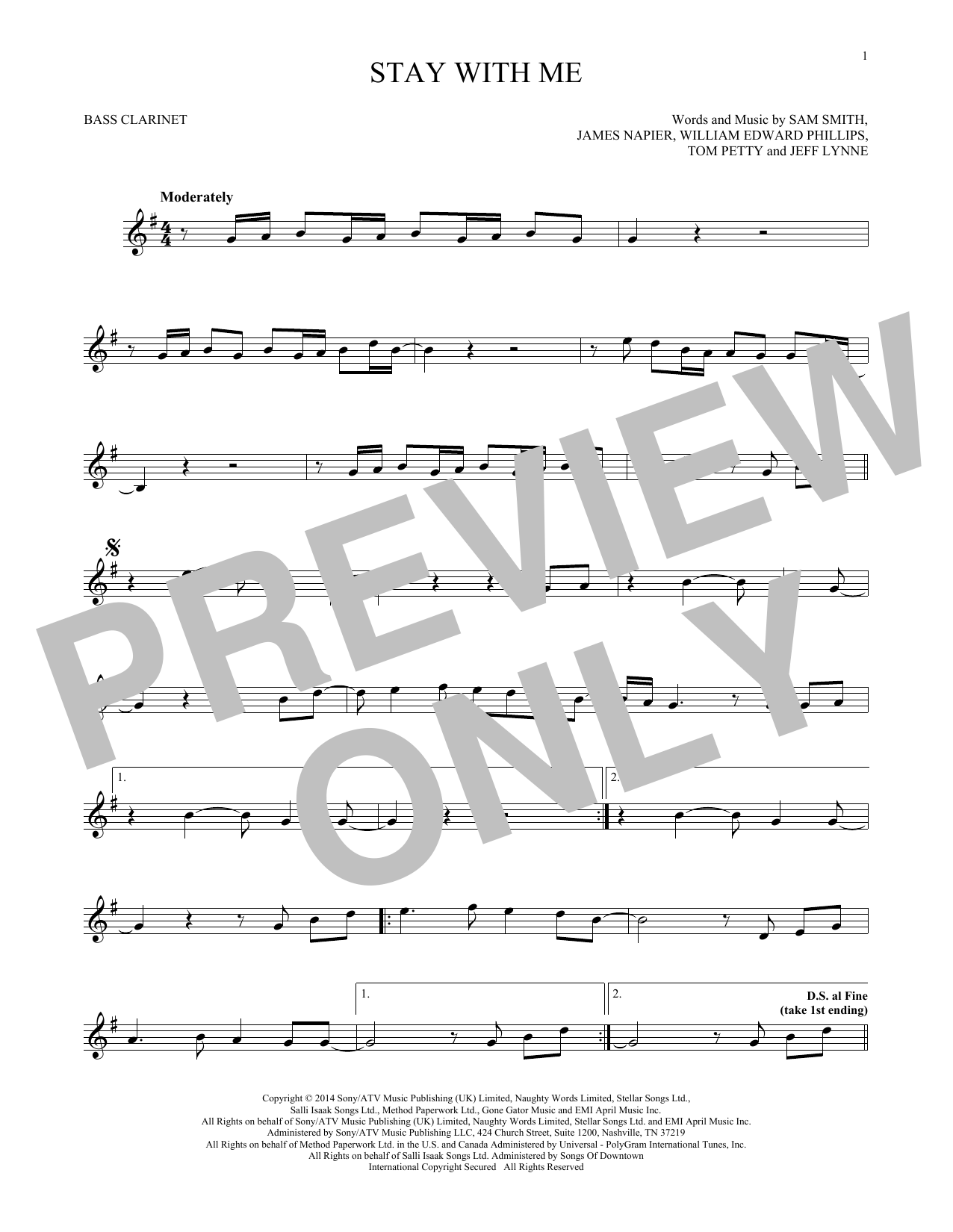 Product gallery: Page 1 of 1 Stay With Me, Sam Smith
