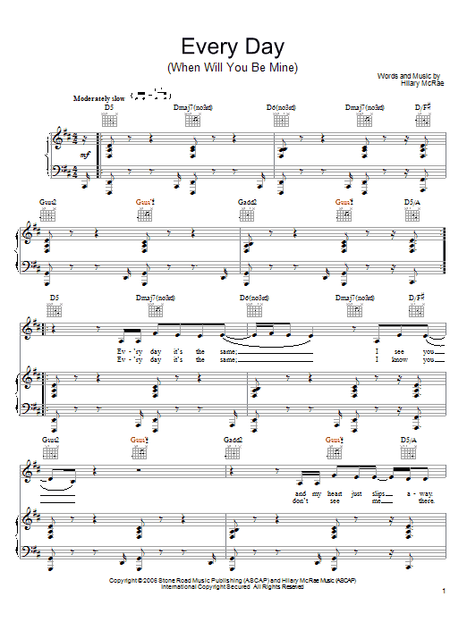 Produktbild zu: Every Day (When Will You Be Mine)