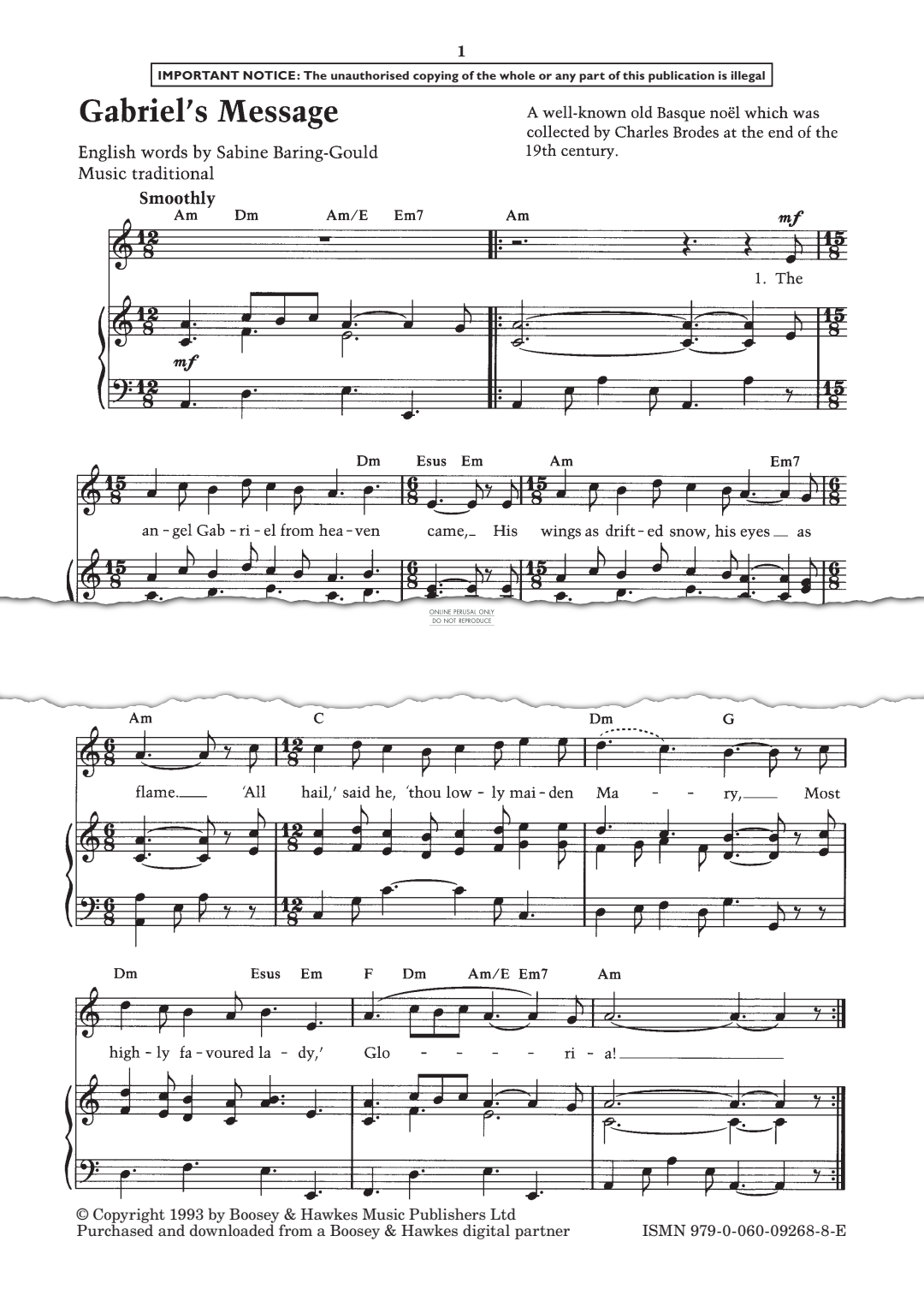 gallery: Gabriel's Message, Traditional