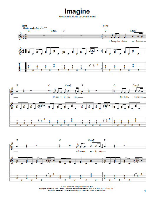 Produktgalerie: Seite 1 von 1 Imagine, John Lennon, Gitarre