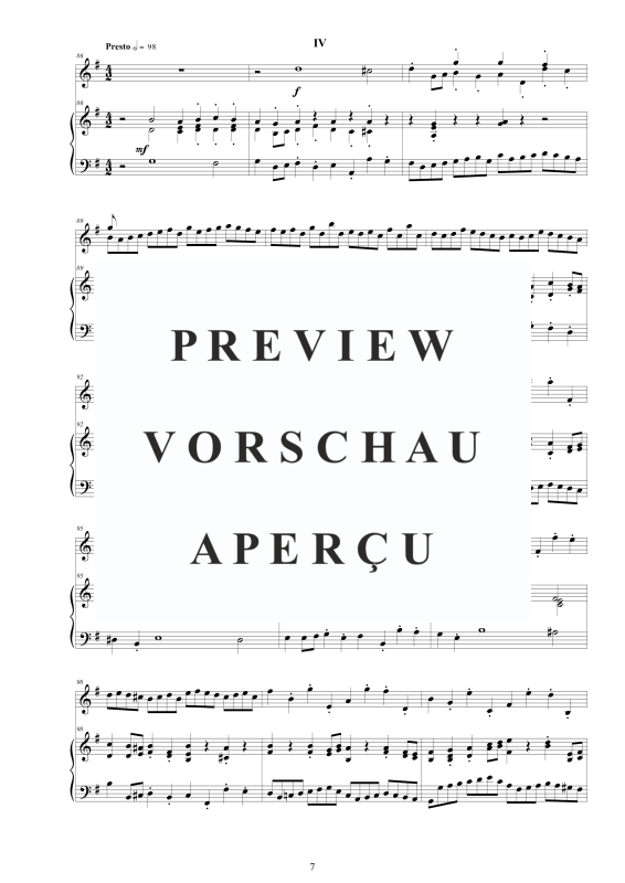 Produktgalerie: Seite 8 von 11 Violin Sonate G-Dur BWV 1021, , Violine und Cembalo/Klavier