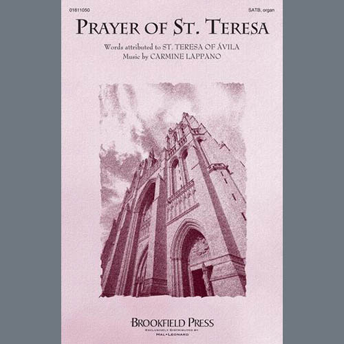 cover: Prayer Of St. Teresa, Carmine Lappano
