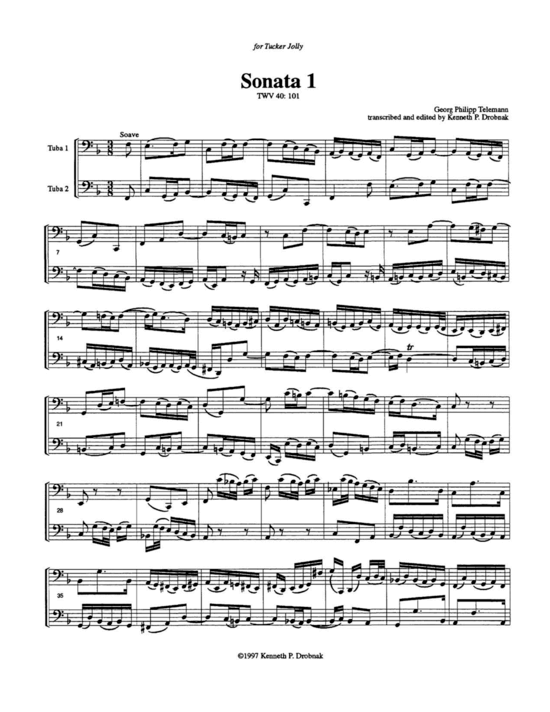 Produktbild zu: Sechs Sonaten Duette Georg Philipp Telemann (TWV 40)