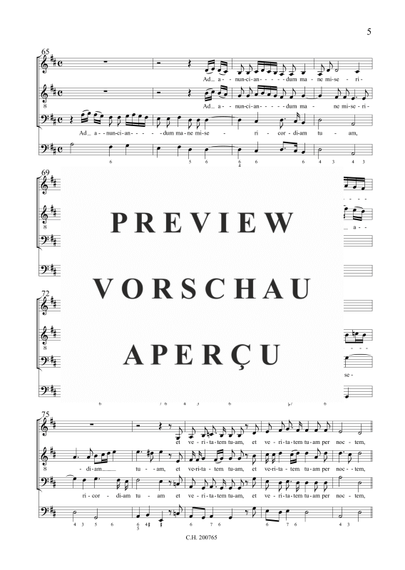 Produktgalerie: Seite 6 von 11 Bonum est confiteri Domino (Psalm 91), , Gemischter Chor ATB und BC