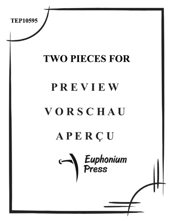 Produktgalerie: Seite 2 von 21 Two Pieces for Tuba/Euphonium Ensemble: Dark Towers, Wind and Wuthering , , (Tuba Ensemble EEET/EEET)
