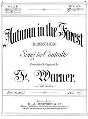 Produktbild zu: Autumn In The Forest (Herbstlied)
