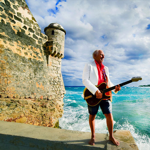 cover: Changes In Attitudes, Jimmy Buffett, Gesang, Gitarre, Klavier