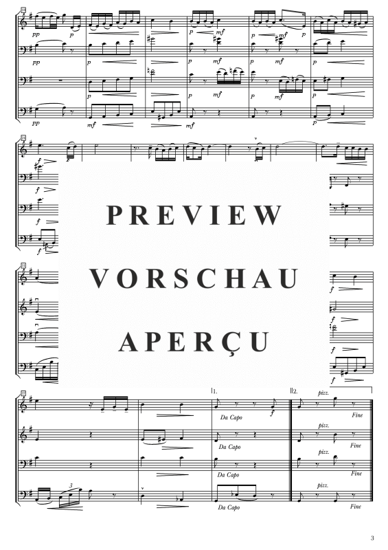 gallery: Tango Basso, , Double Bass Quartet - Score