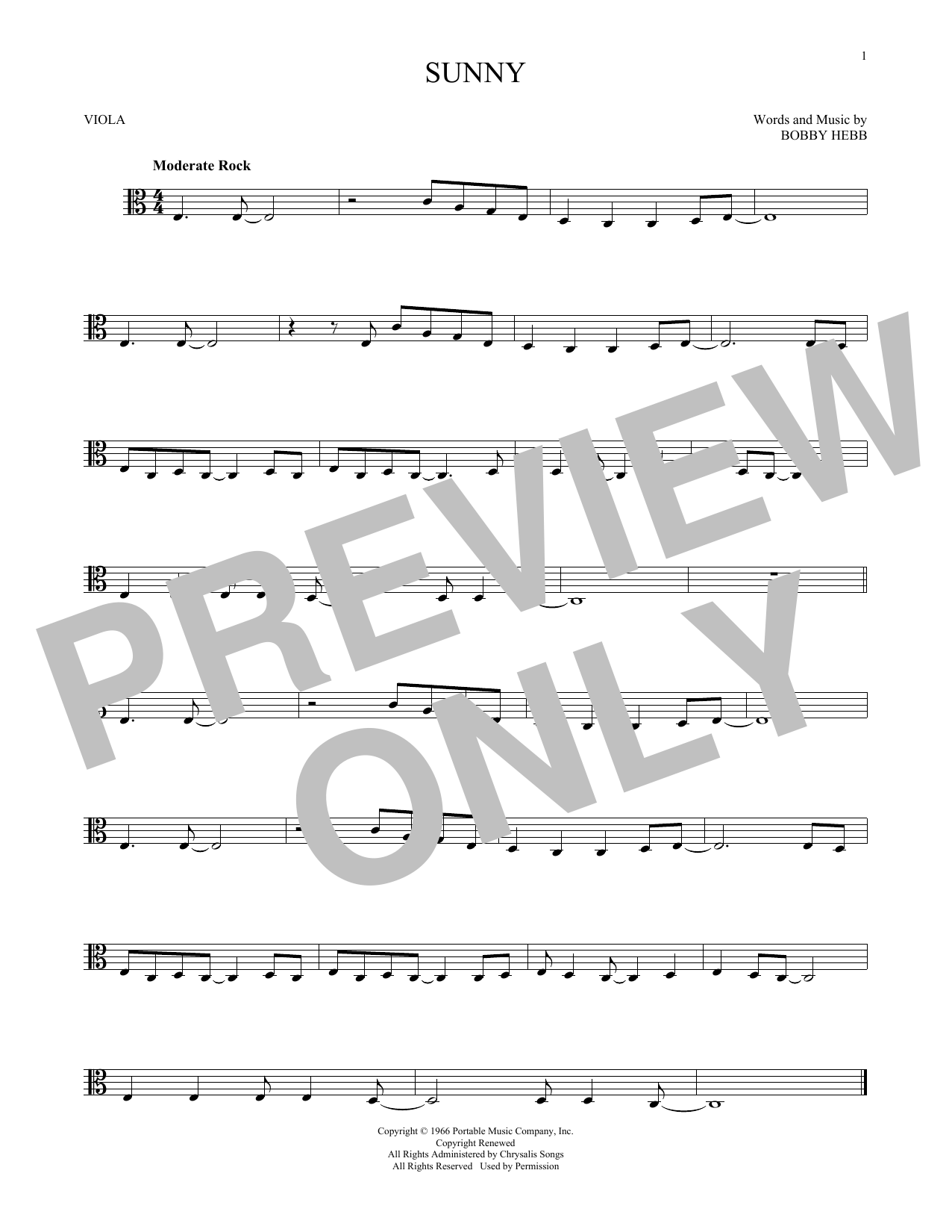 Product gallery: Page 1 of 1 Sunny, Bobby Hebb