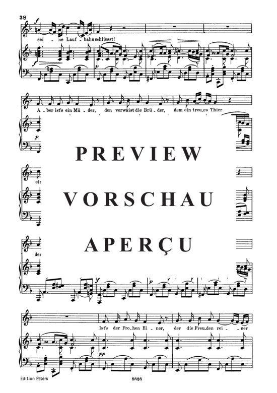 Product gallery: Page 4 of 5 Das Zügenglocklein D.871, , Low Voice and Piano