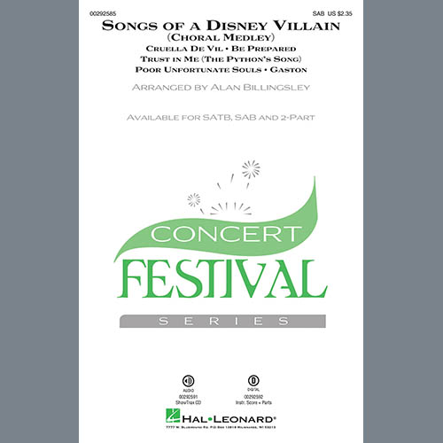 cover: Songs Of A Disney Villain (Choral Medley), Alan Billingsley, Chor