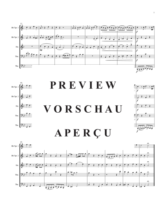 Produktgalerie: Seite 4 von 9 Festival Procession , , (Blechbläserquintett)