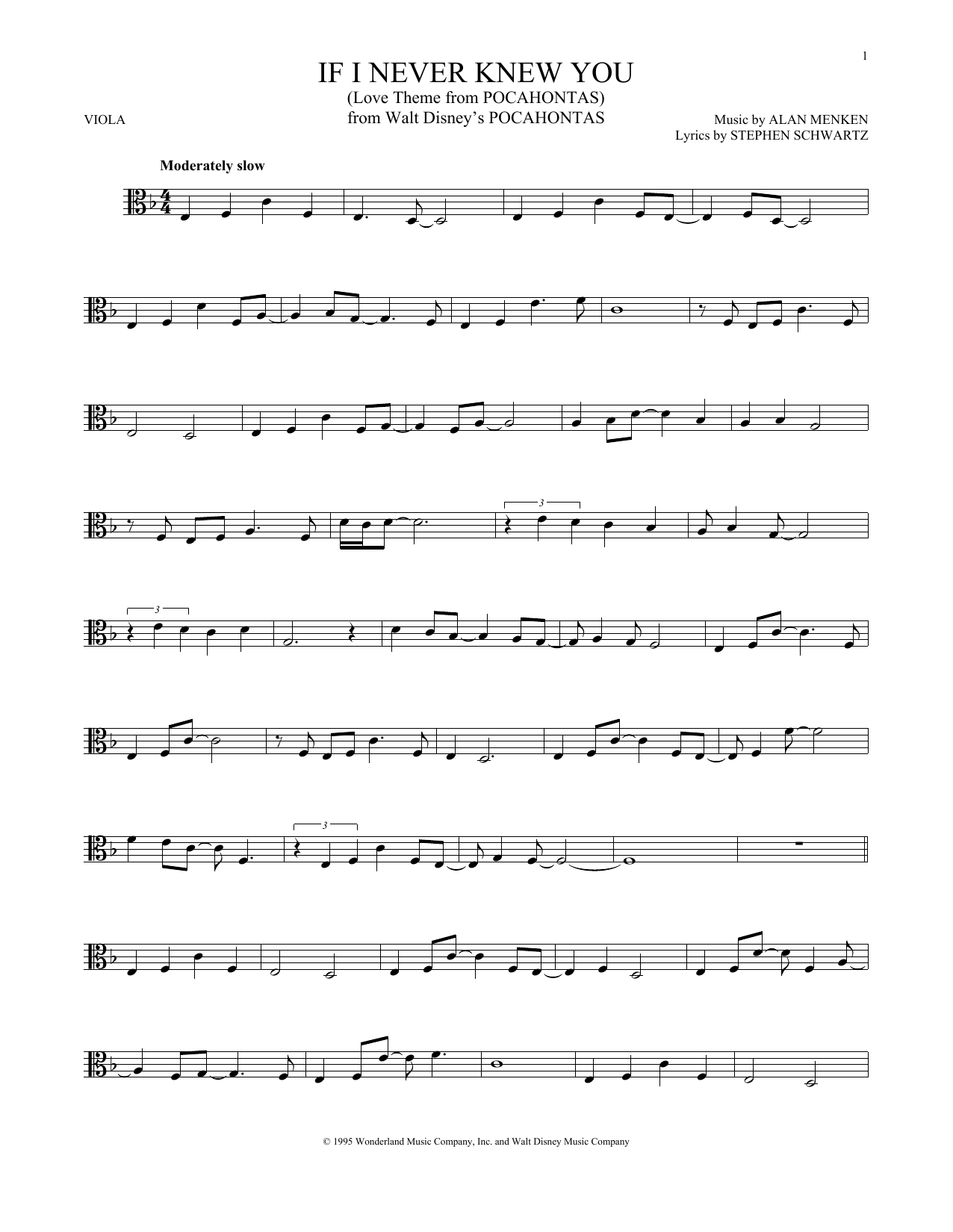 Product gallery: Page 1 of 1 If I Never Knew You (End Title) (from Pocahontas), Jon Secada and Shanice
