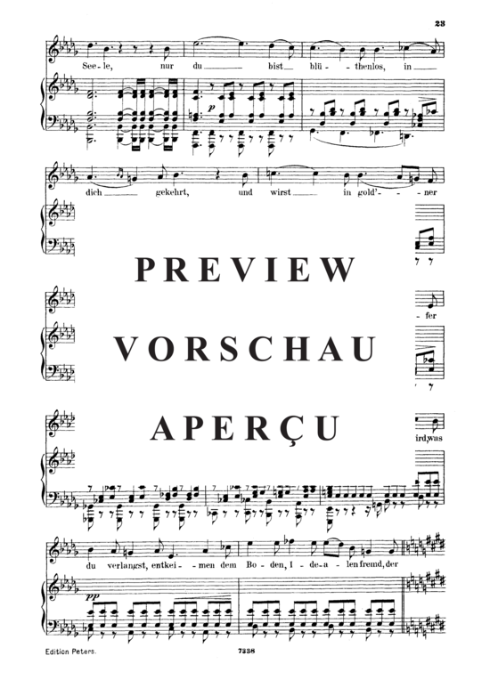 gallery: Sehnsucht D.516 Der Lerche wolkennahe Lieder , , (Gesang mittel + Klavier)