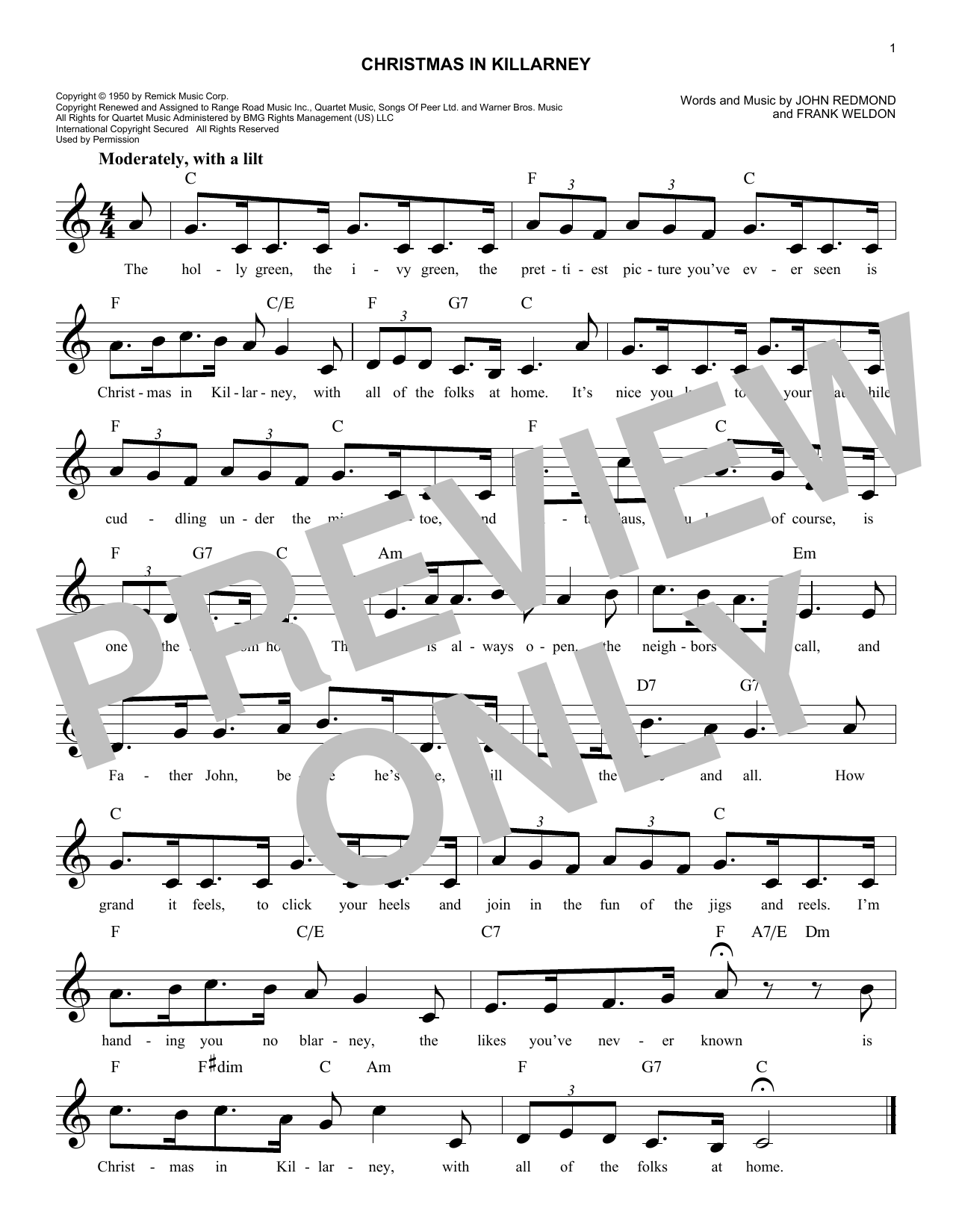 Produktbild zu: Christmas In Killarney