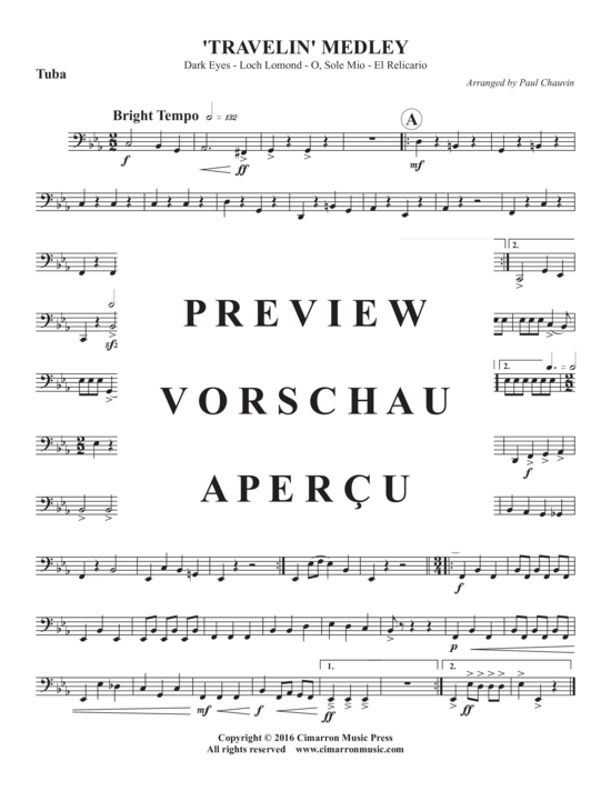 Produktgalerie: Seite 8 von 8 Travelin Medly , , (Blechbläser Trio für Trompete in B, Horn in F oder Posaune + Tuba)