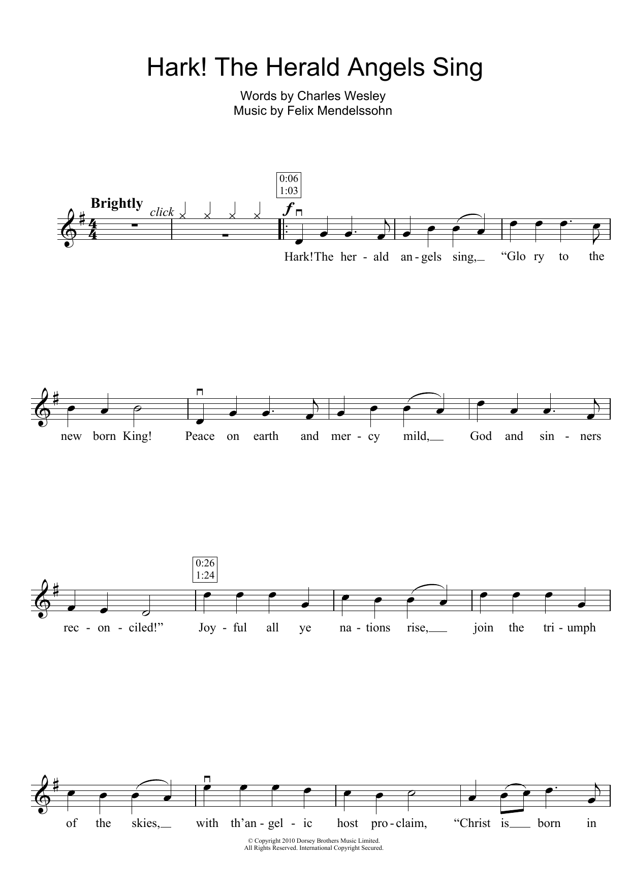 Product gallery: Page 1 of 1 Hark! The Herald Angels Sing, Traditional Carol