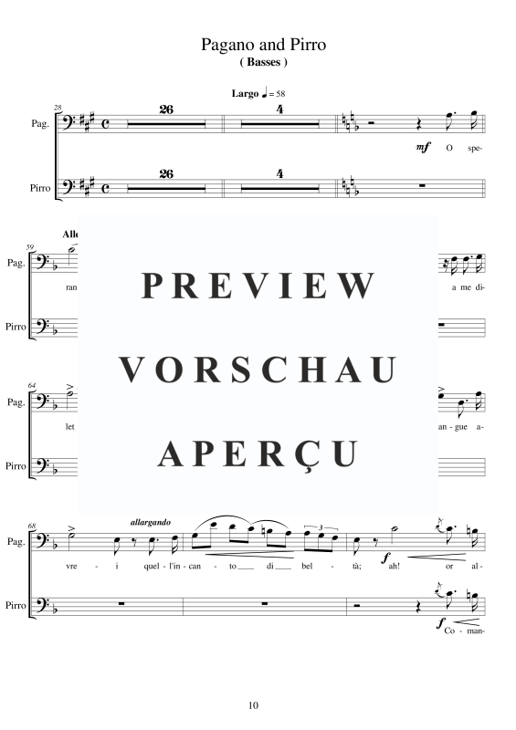 Produktgalerie: Seite 11 von 11 I Lombardi - (Act 1-V) Di perigli è piena l'opra, , Männerchor TBB und Klavier