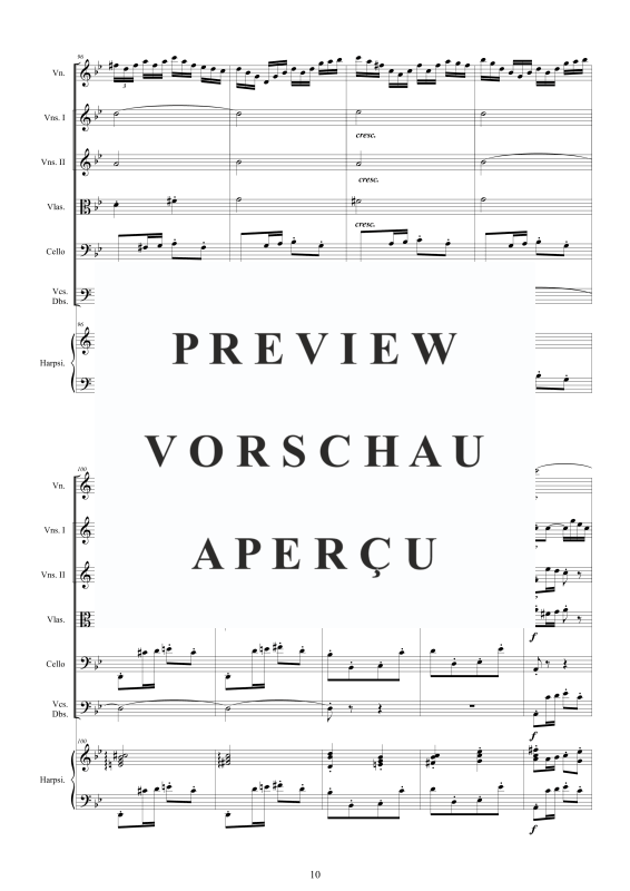 Produktgalerie: Seite 11 von 11 Violin Konzert in G-Moll BWV 1056, , Gemischtes Ensemble Violine, Violoncello, Streicher und Cembalo BC