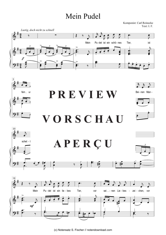 Product gallery: Page 2 of 3 Mein Pudel , , Piano and Voice
