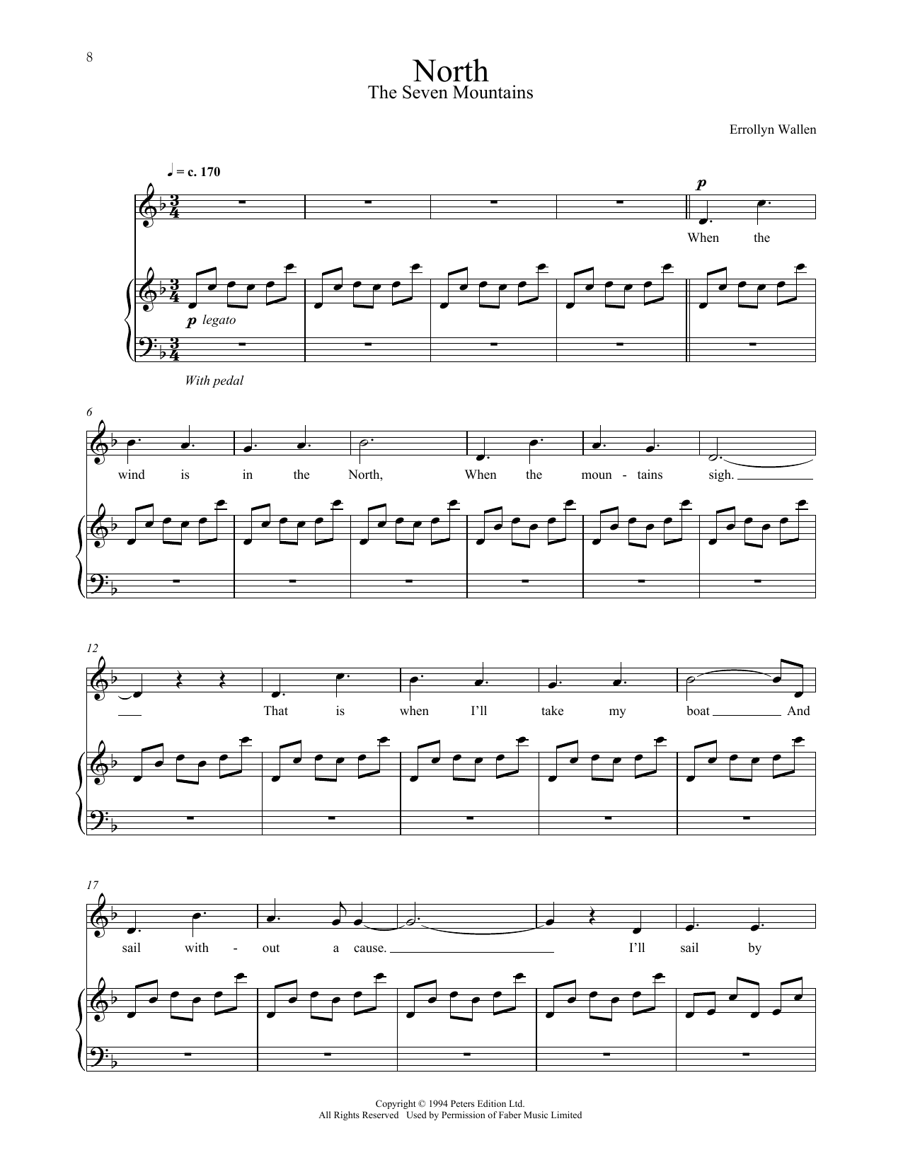 Produktbild zu:  North - Errollyn Wallen