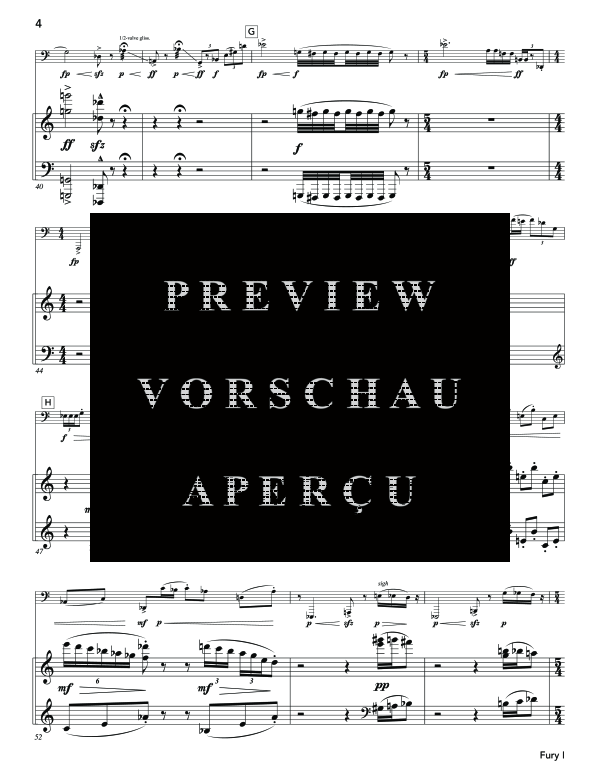 Produktgalerie: Seite 8 von 11 Concerto for Tuba: Three Furies, , (Tuba und Klavier)